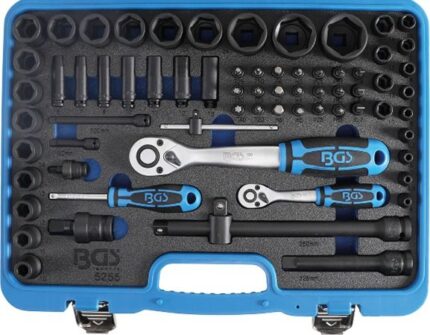 Autocle Kit de Herramientas  Impacto 1/4" + 1/2" 69 Piezas