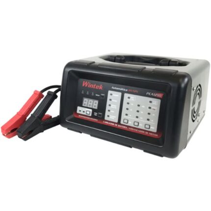 Cargador Automático de Baterías 6/12V con Arrancador de Motor