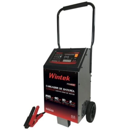 Cargador Automático de Baterías 6/12V con Arrancador de Motor