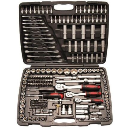 Kit Autocle de Herramientas 1/4", 3/8", 1/2"  Hexagonal 216 Piezas
