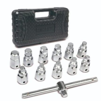 Kit de Juego de Dados y Llaves 3/8" Para Tapón de Carter